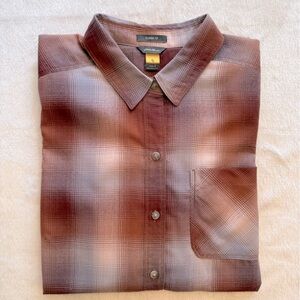 Eddie Bauer Women’s long sleeve flannel shirt, L